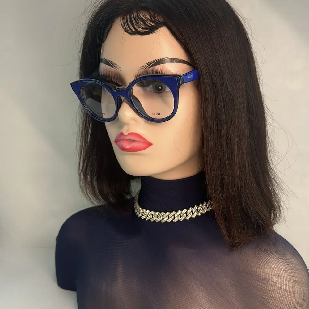 New Authentic- Fendi WOMEN'S FF0198 47MM OPTICAL FRAMES IN BLUE